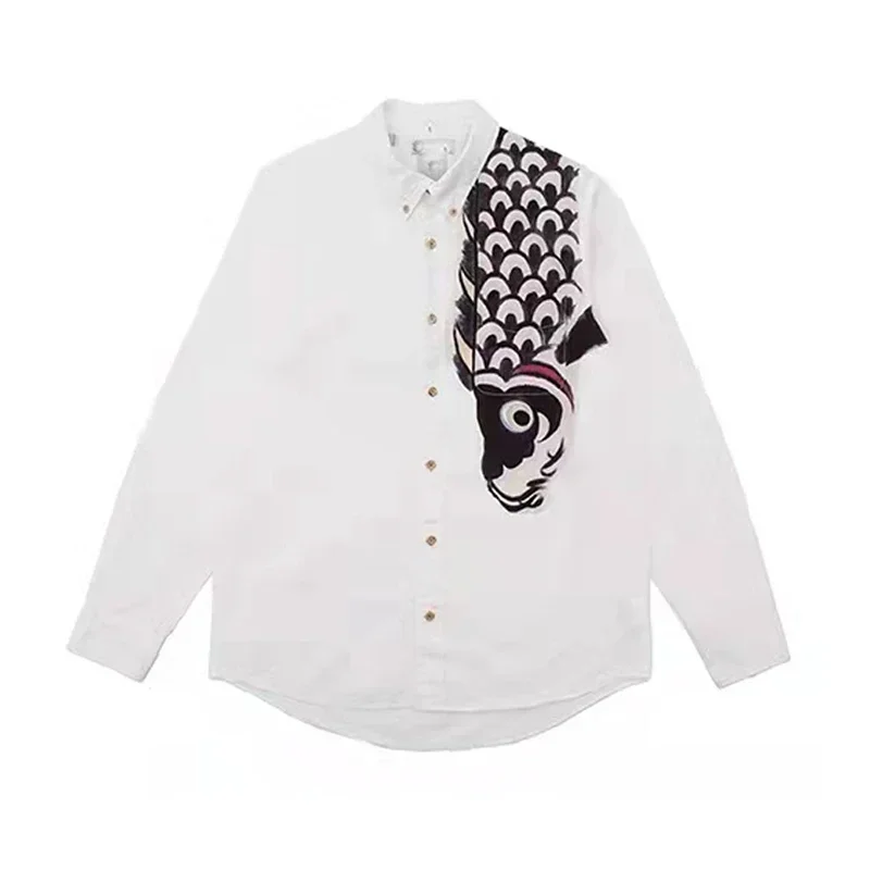 VISVIM FIL 17SS UPSTREAMER SHIRT Japanese tide Nakamura carp shirt white cotton long sleeve
VISVIM FIL 17SS UPSTREAMER SHIRT Japanese tide Nakamura carp shirt white cotton long sleeve