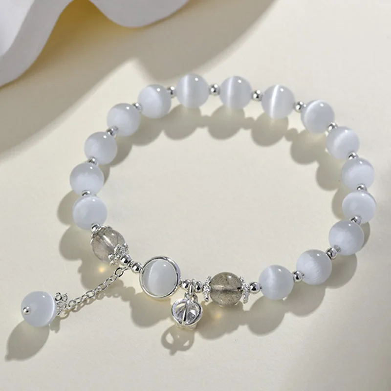 Natural Sea Blue Treasure Magic Box White Crystal Double Loop Fresh Fashion Bracelet
Natural Sea Blue Treasure Magic Box White Crystal Double Loop Fresh Fashion Bracelet