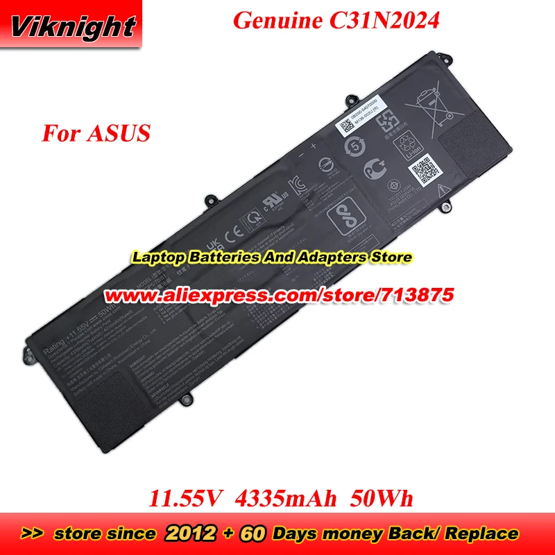 Оригинальный аккумулятор C31N2024 0B200-04070000 для ASUS VivoBook 16X K3605VC K3605ZC K3605ZF K3605ZV VivoBook Pro 14 OLED 14 M3401QC
Оригинальный аккумулятор C31N2024 0B200-04070000 для ASUS VivoBook 16X K3605VC K3605ZC K3605ZF K3605ZV VivoBook Pro 14 OLED 14 M3401QC