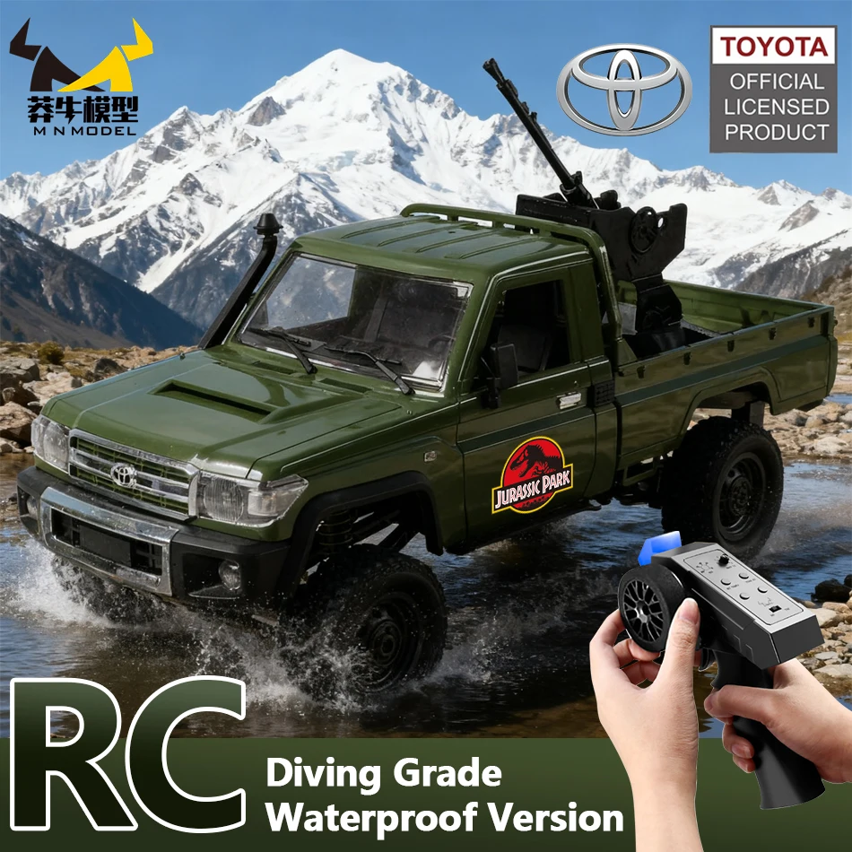 MN MODEL 1:12 4X4 RC Wading Dinosaur Off-road Car Diving Flak Gun Truck Rock Crawler Terrain Tour Vehicle Pickup Toy for Adult
MN MODEL 1:12 4X4 RC Wading Dinosaur Off-road Car Diving Flak Gun Truck Rock Crawler Terrain Tour Vehicle Pickup Toy for Adult