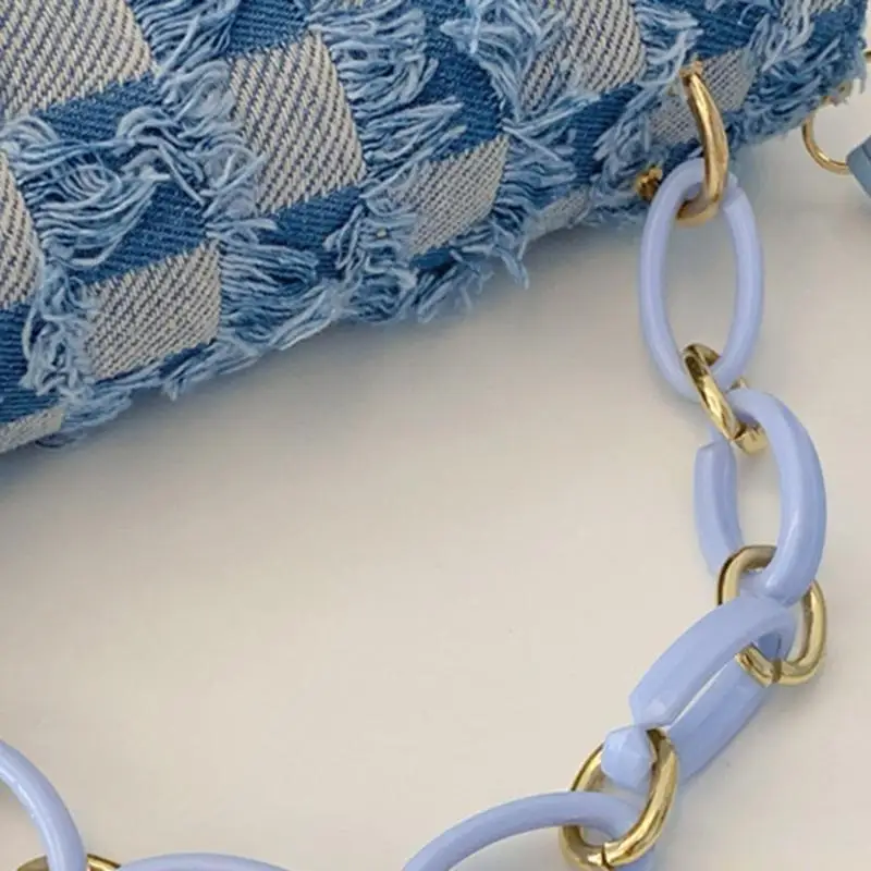 X90D Женская джинсовая сумка с цепочкой, джинсовая сумка с кисточками в клетку, сумка через плечо через плечо
X90D Женская джинсовая сумка с цепочкой, джинсовая сумка с кисточками в клетку, сумка через плечо через плечо