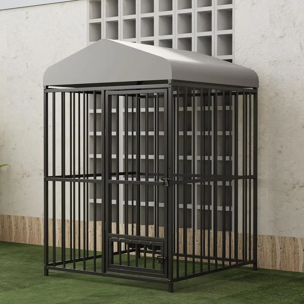 4x4x6 T Outdoor Dog Kennel or Large Dogs, Heavy Duty Dog Playpen ence with Lock, Dog Enclosures with UV-Resistant Waterproo Roo
4x4x6 T Outdoor Dog Kennel or Large Dogs, Heavy Duty Dog Playpen ence with Lock, Dog Enclosures with UV-Resistant Waterproo Roo