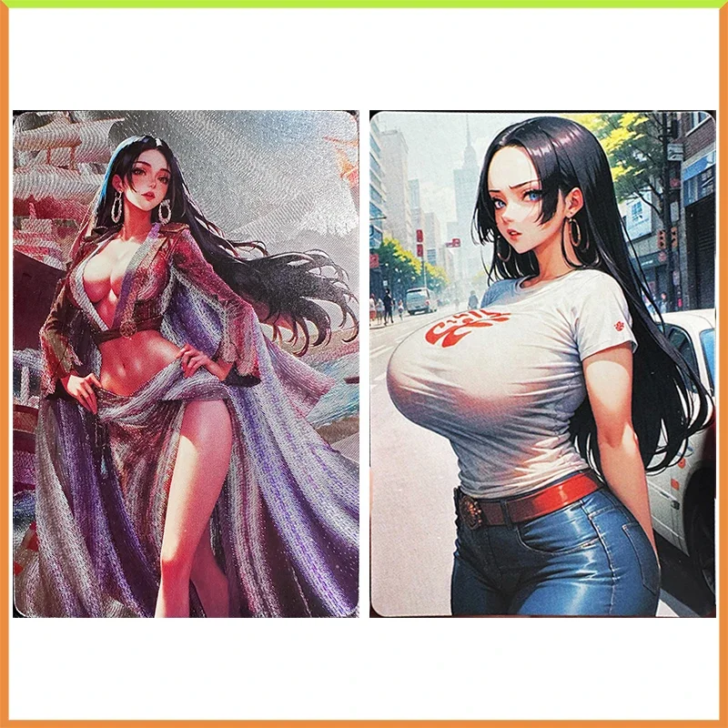 Аниме История Богини DIY ACG ONE PIECE Лазерная преломляющая фольга Hancock Игрушки для мальчиков Коллекция Игры Карты Рождественские подарки на день рождения
Аниме История Богини DIY ACG ONE PIECE Лазерная преломляющая фольга Hancock Игрушки для мальчиков Коллекция Игры Карты Рождественские подарки на день рождения