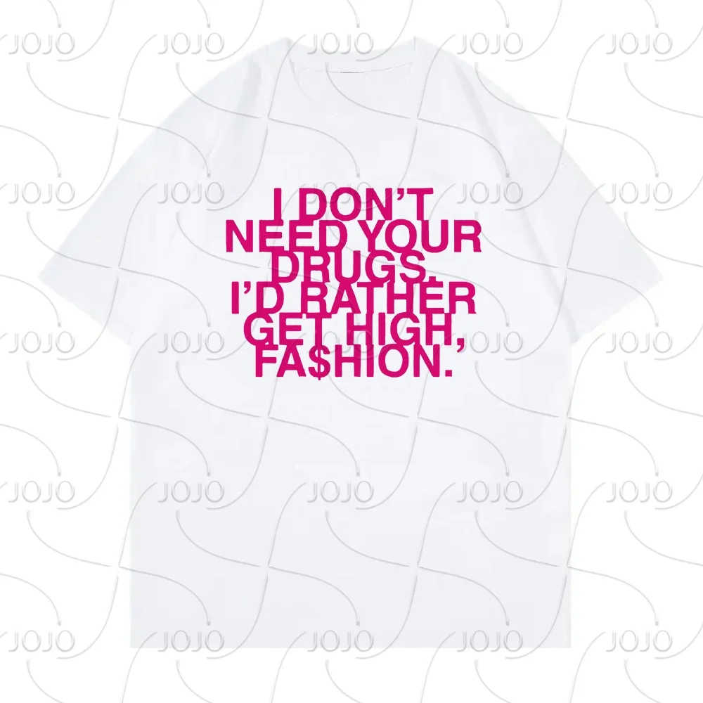 Модная футболка «I Don't Need Your Drugs I’d Rather Get High» 2025 Addison Rae, мужская/женская одежда, ретро футболки Harajuku QUICK DRY
Модная футболка «I Don't Need Your Drugs I’d Rather Get High» 2025 Addison Rae, мужская/женская одежда, ретро футболки Harajuku QUICK DRY