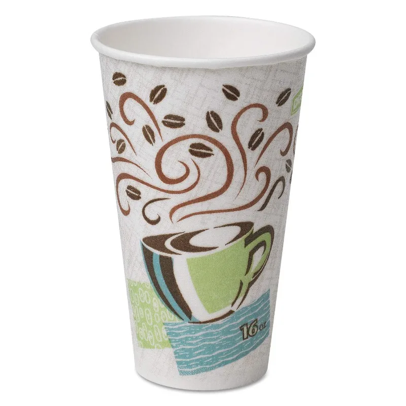 Паперовые кофейные чашки PerfecTouch на 16 унций от GP PRO, Coffee Haze Design, 1000 шт. (50 одноразовых стаканчиков на рукав, 20 рукавов P
Паперовые кофейные чашки PerfecTouch на 16 унций от GP PRO, Coffee Haze Design, 1000 шт. (50 одноразовых стаканчиков на рукав, 20 рукавов P