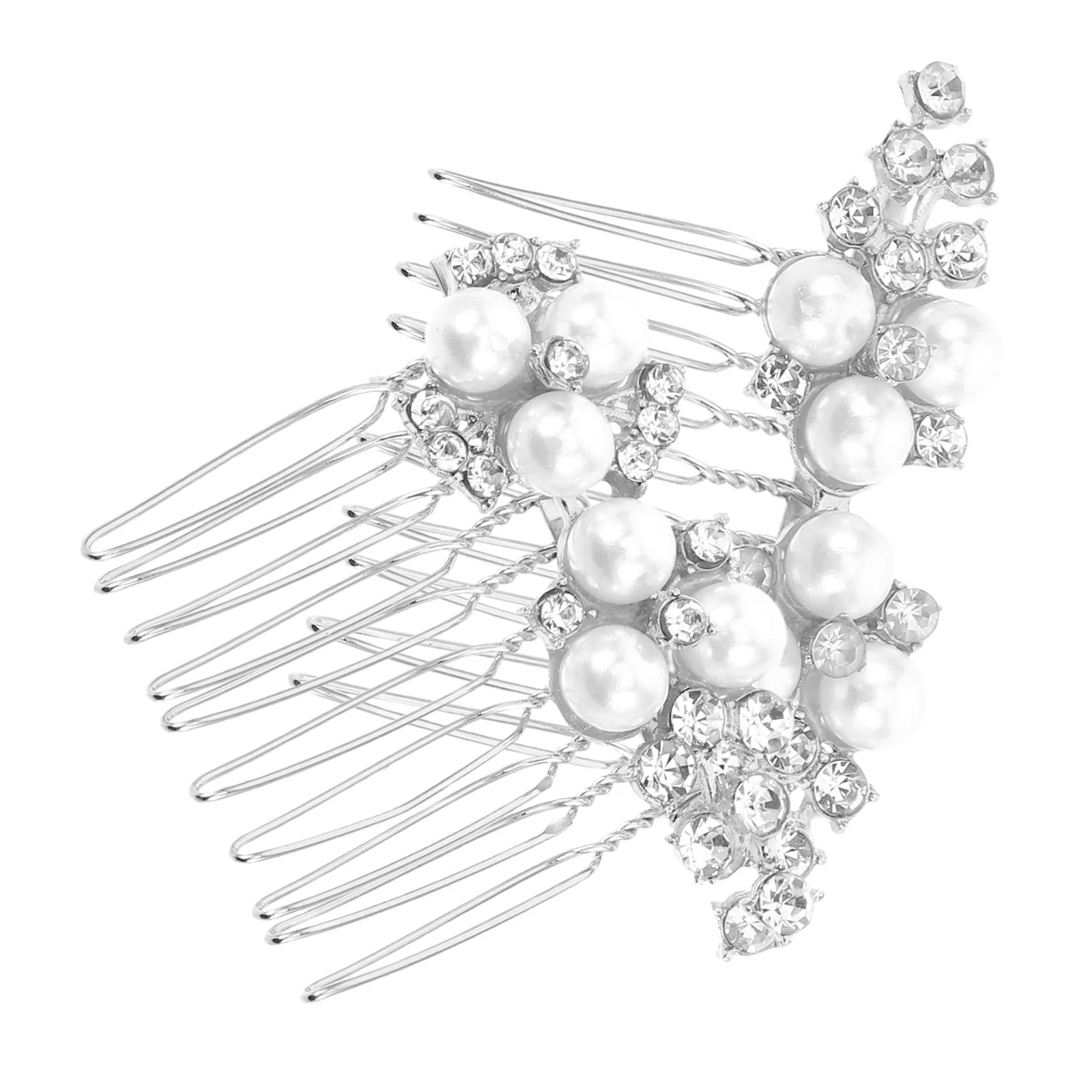 2Pcs Elegant Pearl Flower Side Comb Wedding Hair Accessories Bridal Hairpins Styling Tools for Bridal Hairstyle Enhancement
2Pcs Elegant Pearl Flower Side Comb Wedding Hair Accessories Bridal Hairpins Styling Tools for Bridal Hairstyle Enhancement