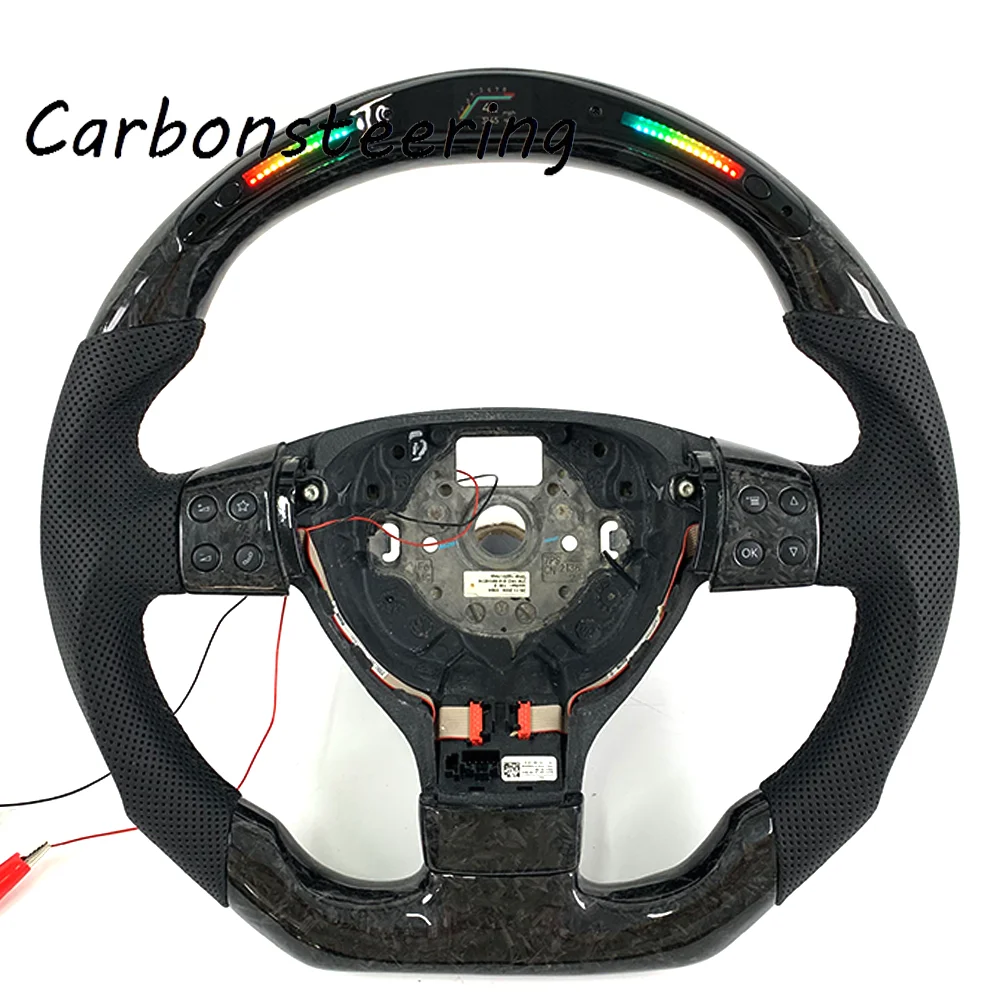 Custom Forged Carbon Fiber Steering Wheel with LED for VW Golf GTI R32 MK5 2004-2009 Sport Racing Performance OEM Fit Upgrade
Custom Forged Carbon Fiber Steering Wheel with LED for VW Golf GTI R32 MK5 2004-2009 Sport Racing Performance OEM Fit Upgrade