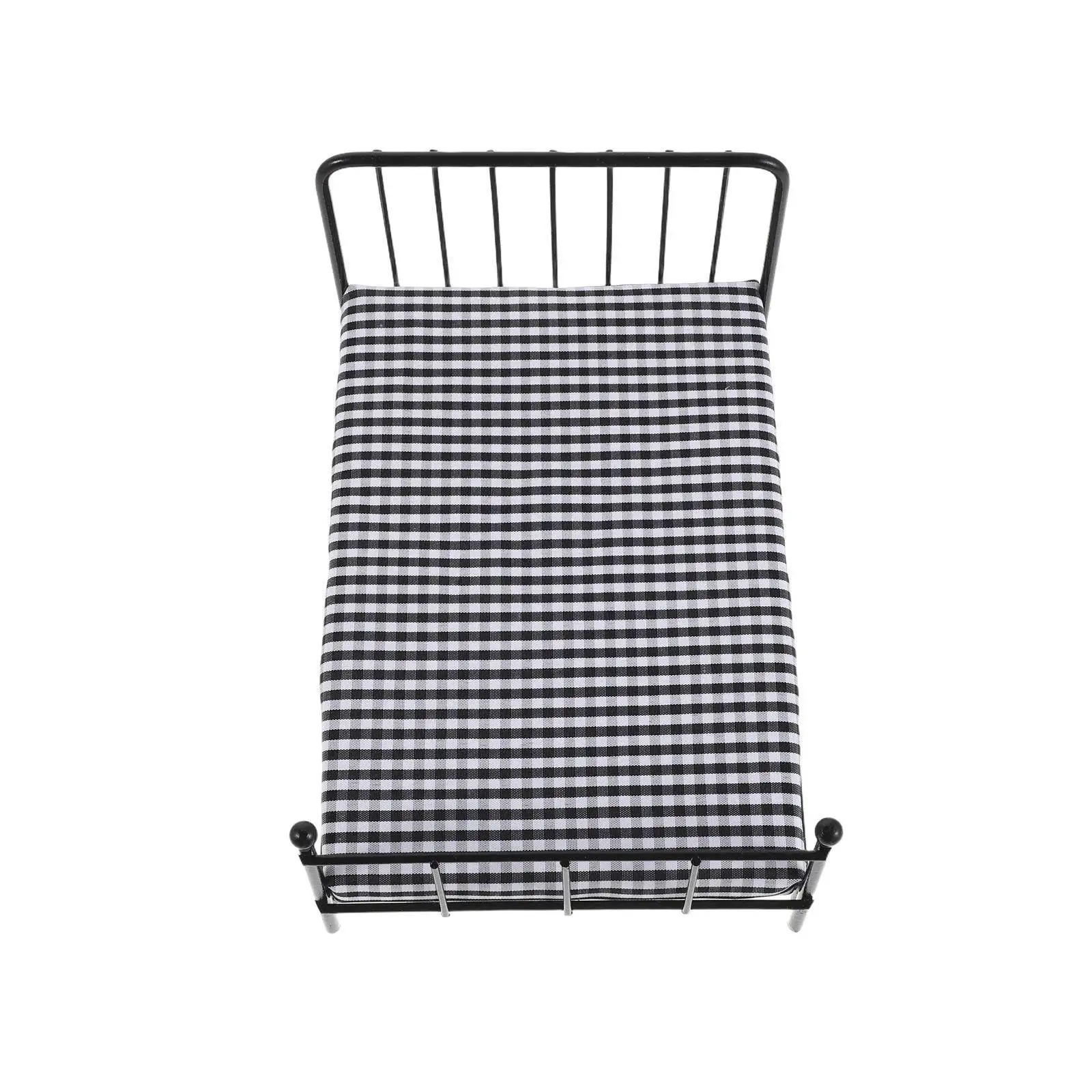 Miniature Iron Bed 1:12 Scale With Mattress Realistic Dollhouse Bedroom Furniture For Kids Playhouse Display Decor Accessories
Miniature Iron Bed 1:12 Scale With Mattress Realistic Dollhouse Bedroom Furniture For Kids Playhouse Display Decor Accessories