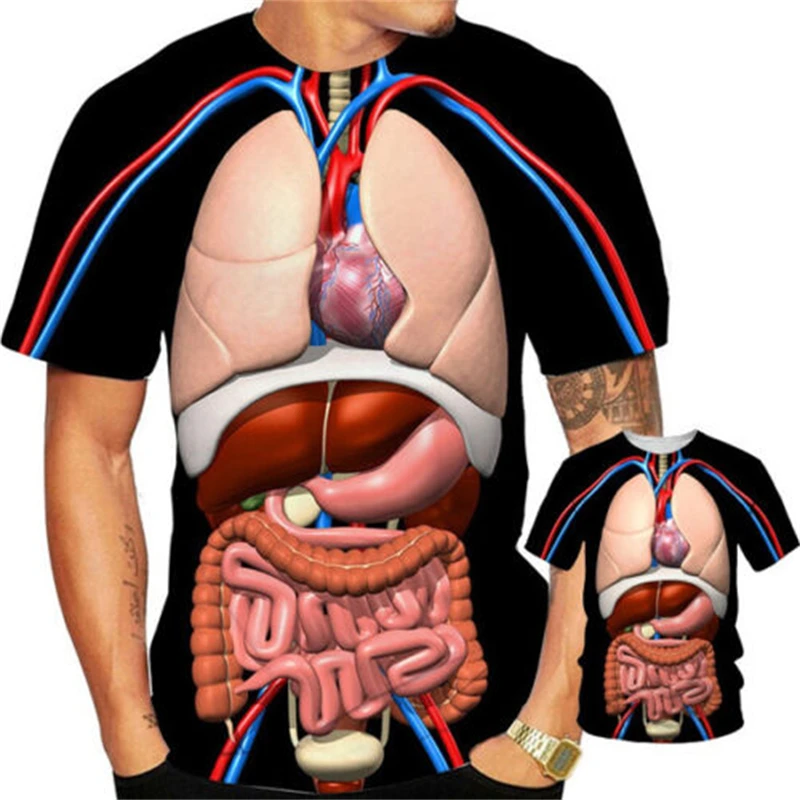 Anatomy Skeleton Organs 3D Printed Mens Casual Short Sleeve Unisex T Shirt Tee Tops Y2k Men's Big Size Short Sleeve Tee T-shirt
Anatomy Skeleton Organs 3D Printed Mens Casual Short Sleeve Unisex T Shirt Tee Tops Y2k Men's Big Size Short Sleeve Tee T-shirt