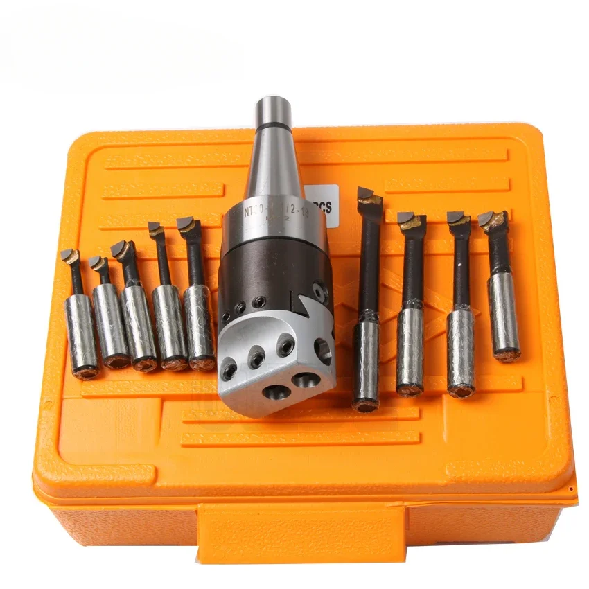 NEW High precision F1 Type Rough Boring Head with NT30 Shanks inch size boring system with 9pcs bar
NEW High precision F1 Type Rough Boring Head with NT30 Shanks inch size boring system with 9pcs bar