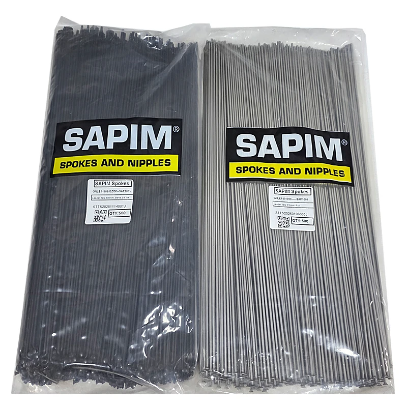 Sapim LEADER 14G 2.0mm bicycle spokes 50-310mm round j-bend/straight pull Black/silvery with copper cap bikes spokes
Sapim LEADER 14G 2.0mm bicycle spokes 50-310mm round j-bend/straight pull Black/silvery with copper cap bikes spokes