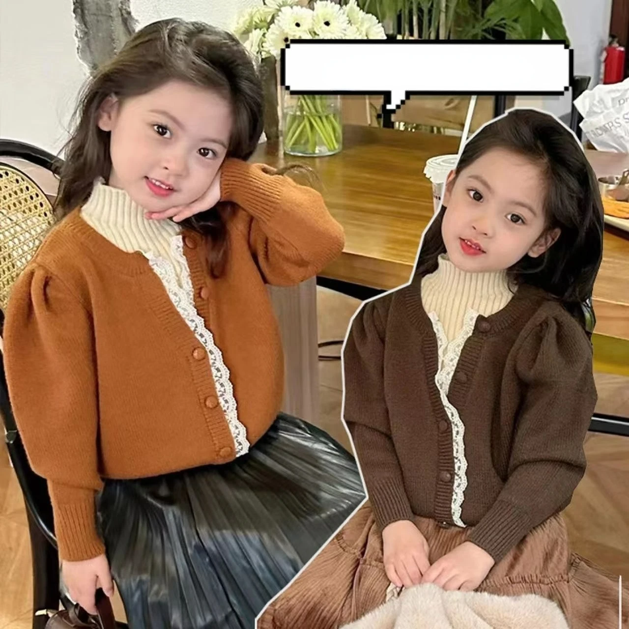 2022 Autumn and Winter Girls Boys Long Puff Sleeve Knitted Sweaters Baby Kids Children Fake Two Pieces Patchwork Clothing H08
2022 Autumn and Winter Girls Boys Long Puff Sleeve Knitted Sweaters Baby Kids Children Fake Two Pieces Patchwork Clothing H08