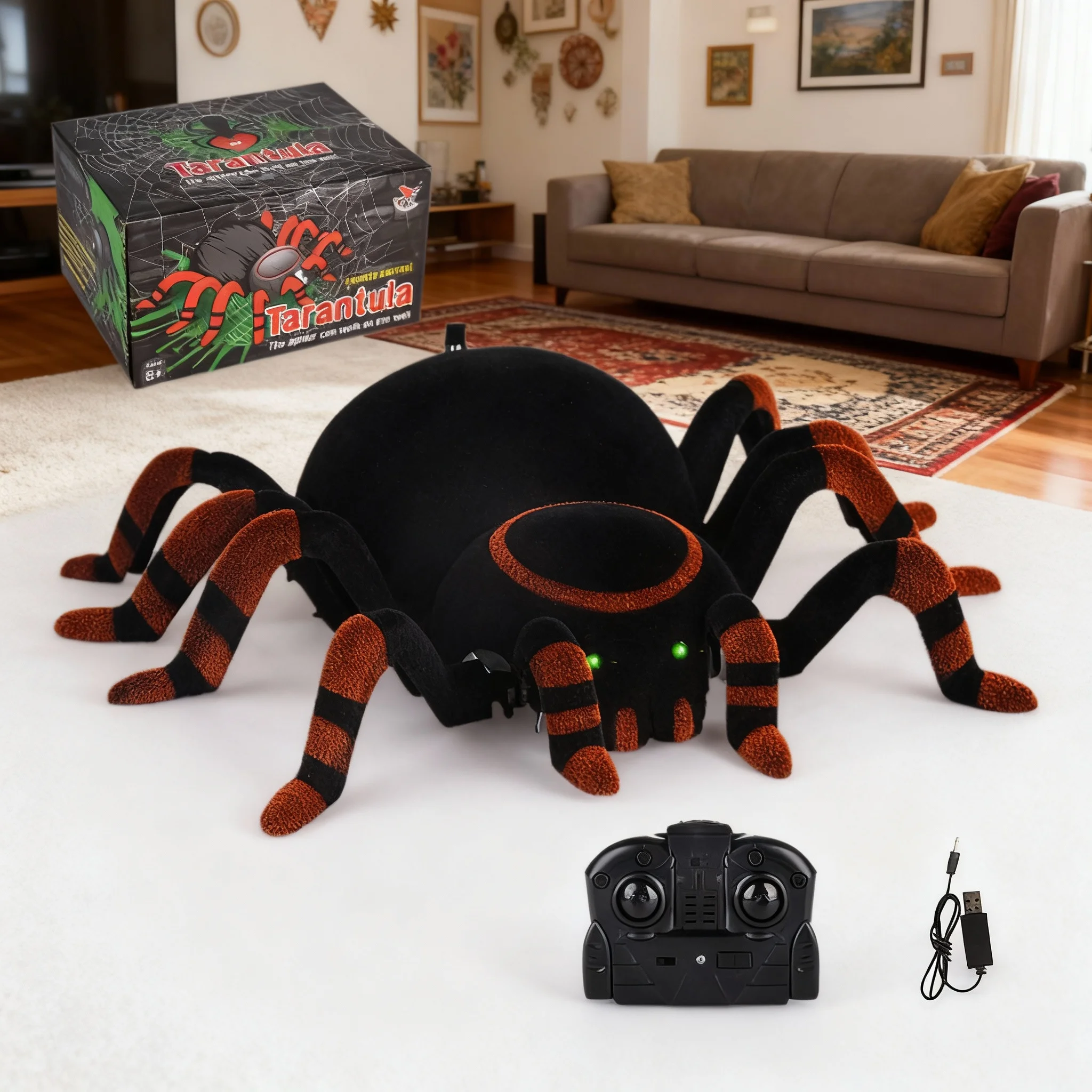 Игрушка-паук-скалолаз на радиоуправлении 2.4G с подсветкой и звуковыми эффектами, двухрежимный (земля/стена), для детей
Игрушка-паук-скалолаз на радиоуправлении 2.4G с подсветкой и звуковыми эффектами, двухрежимный (земля/стена), для детей