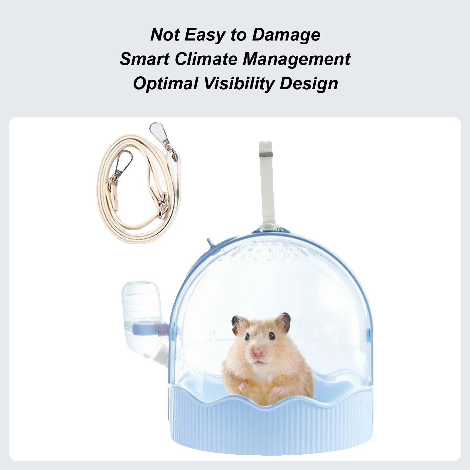 Переноска для хомяка, портативная клетка для хомяка с регулируемым плечевым ремнем, товары для домашних животных для игр, домашняя кормушка для ухода за кожей в помещении
Переноска для хомяка, портативная клетка для хомяка с регулируемым плечевым ремнем, товары для домашних животных для игр, домашняя кормушка для ухода за кожей в помещении