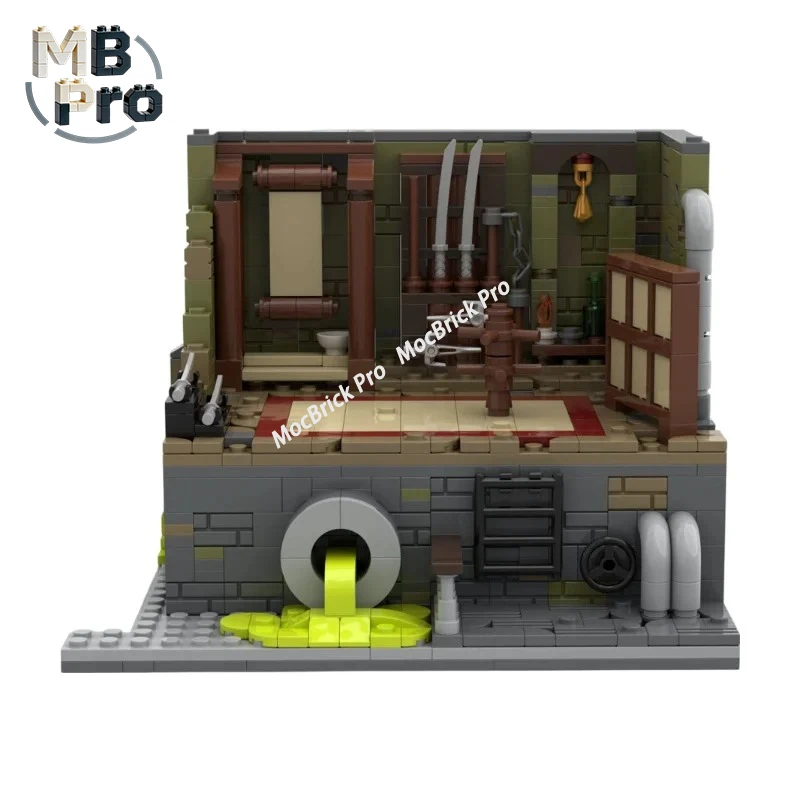 Urban Sewer Lair Diorama MOC Bricks Set Underground Hideaway Structure DIY Model Educational Assembly Hobby Toy
Urban Sewer Lair Diorama MOC Bricks Set Underground Hideaway Structure DIY Model Educational Assembly Hobby Toy