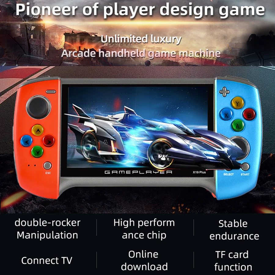 Retro Portable Handheld Arcade Video Game Console Player for Children Videogame TV Hand Machine Kids Retrogame Emulator Classic
Retro Portable Handheld Arcade Video Game Console Player for Children Videogame TV Hand Machine Kids Retrogame Emulator Classic