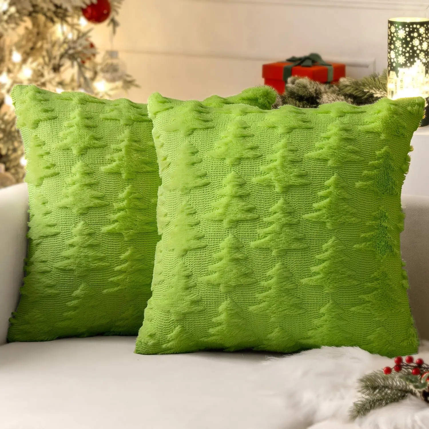 Green Throw Pillow Covers Christmas Tree Decorative Pillow Covers 20X20 H Soft Plush Faux Wool Pillow Covers Set Of 2 Farmhouse
Green Throw Pillow Covers Christmas Tree Decorative Pillow Covers 20X20 H Soft Plush Faux Wool Pillow Covers Set Of 2 Farmhouse