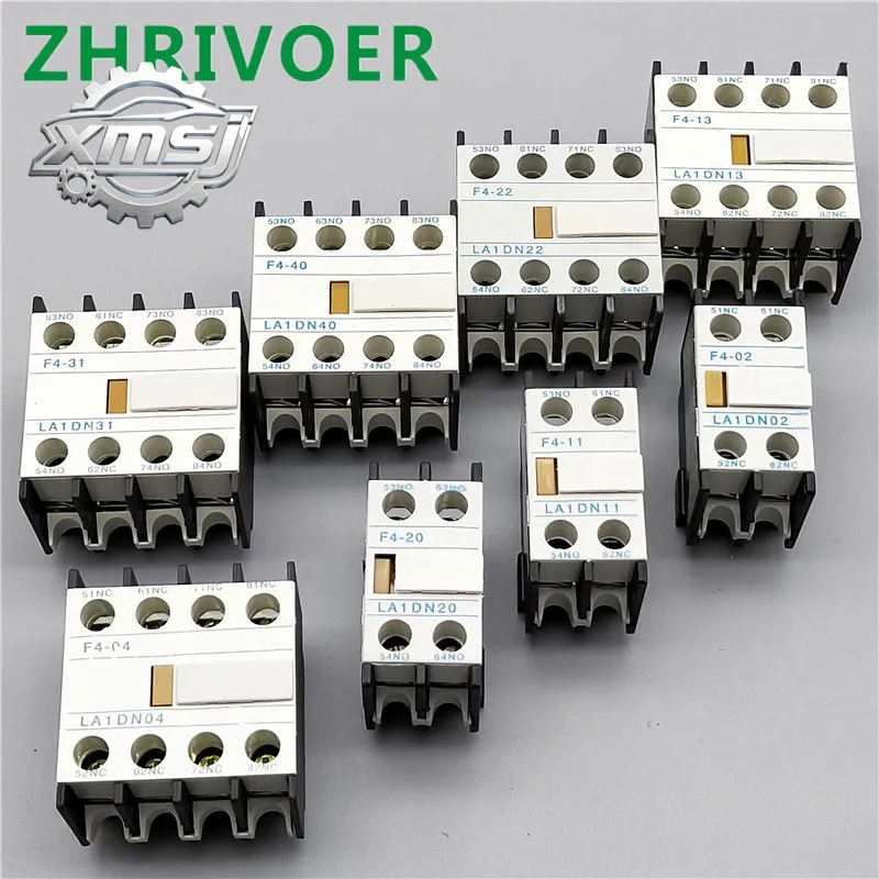 LA1-DN22 LA1-DN11 F4-22 F4-11 F4-31 F4-40 Bloque de contactores Auxiliar El contacto auxiliar para CJX2 LC1-D Contactor de CA 4
LA1-DN22 LA1-DN11 F4-22 F4-11 F4-31 F4-40 Bloque de contactores Auxiliar El contacto auxiliar para CJX2 LC1-D Contactor de CA 4