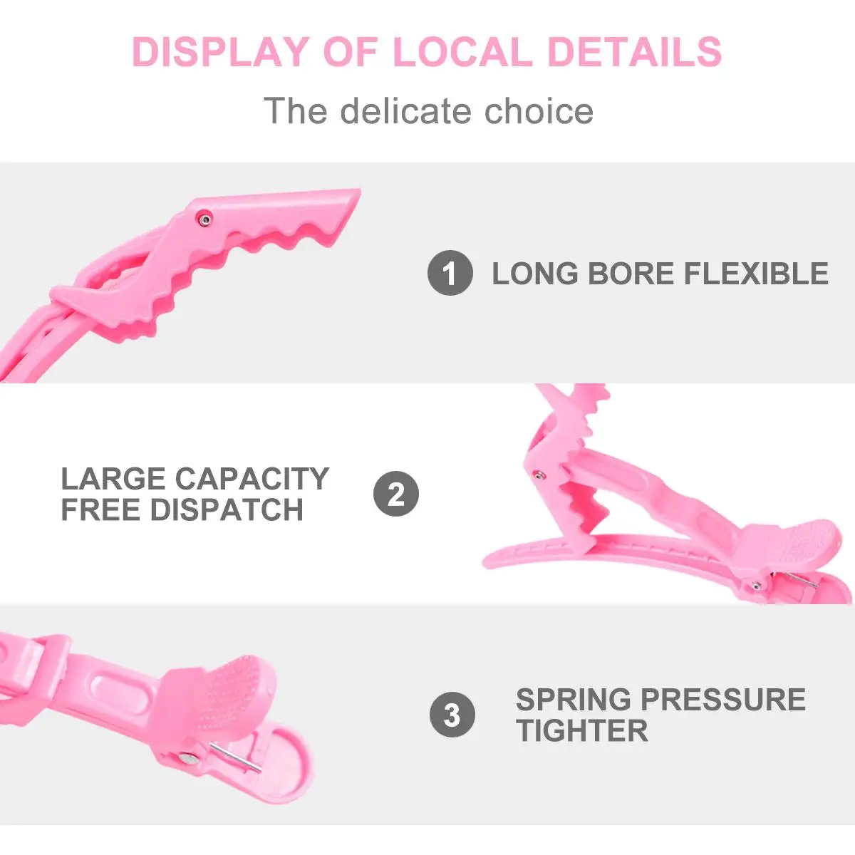 15 Pcs Hair Clips Sturdy Lightweight Never Break Easy Open Perfect for Salon Sectioning Partition Locating Hairdresser
15 Pcs Hair Clips Sturdy Lightweight Never Break Easy Open Perfect for Salon Sectioning Partition Locating Hairdresser