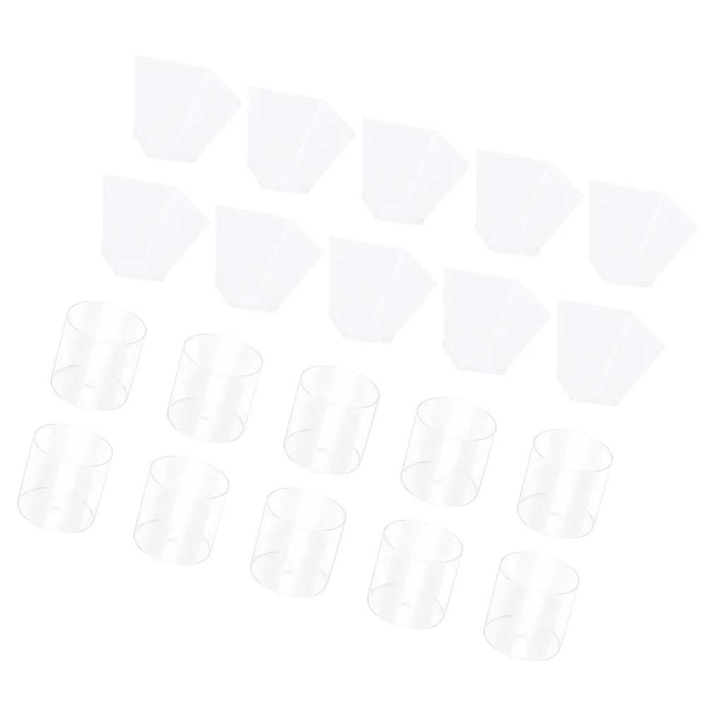 20Pcs Disposable Dessert Tumbler Mousse Cup Parfait Appetizer Bowl Jelly Container for Party Wedding Banquet (Transparent)
20Pcs Disposable Dessert Tumbler Mousse Cup Parfait Appetizer Bowl Jelly Container for Party Wedding Banquet (Transparent)
