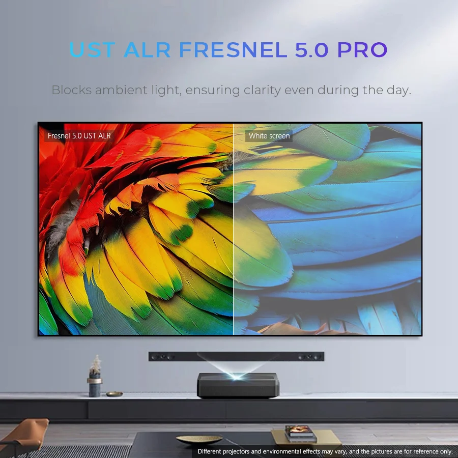 Fresnel 5.0 Pro ALR UST Projector Screen Fixed Frame Ambient Light Rejecting Best for Ultra Short Throw Projector 4K 8K 3D
Fresnel 5.0 Pro ALR UST Projector Screen Fixed Frame Ambient Light Rejecting Best for Ultra Short Throw Projector 4K 8K 3D