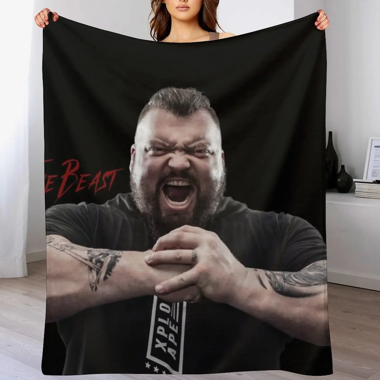 Eddie Hall - The Beast Throw Blanket Hairys Decorative Sofa Loose Bed linens Blankets
Eddie Hall - The Beast Throw Blanket Hairys Decorative Sofa Loose Bed linens Blankets