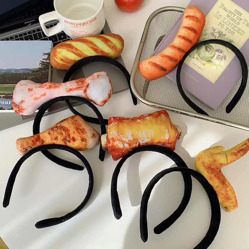 Fashion Unique Chicken Legs Chicken Eggs Headbands for Women Girls Simulation Food Hair Bands Hair Accessories
Fashion Unique Chicken Legs Chicken Eggs Headbands for Women Girls Simulation Food Hair Bands Hair Accessories