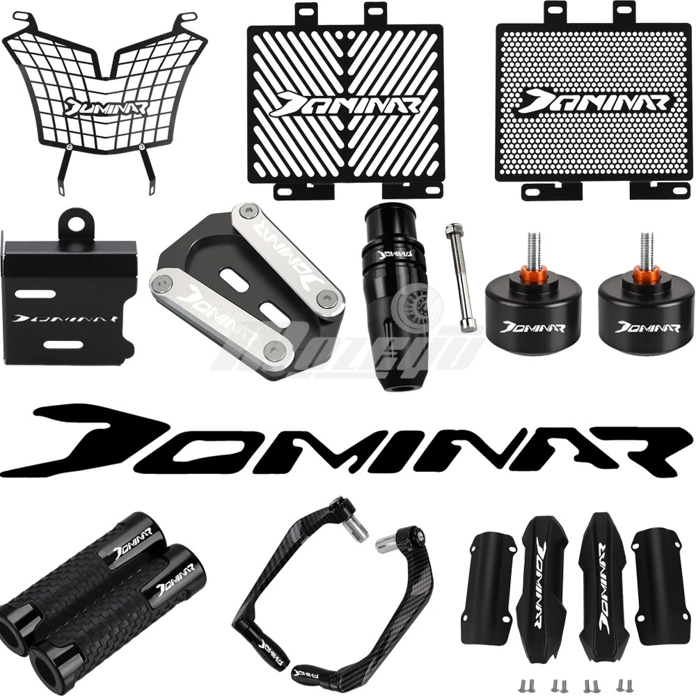 For BAJAJ DOMINAR 250/400 All YEAR Oil Fluid Tank Cover Radiator Grille Guards Covers Headlight Guard Engine Crash Bar Protector
For BAJAJ DOMINAR 250/400 All YEAR Oil Fluid Tank Cover Radiator Grille Guards Covers Headlight Guard Engine Crash Bar Protector
