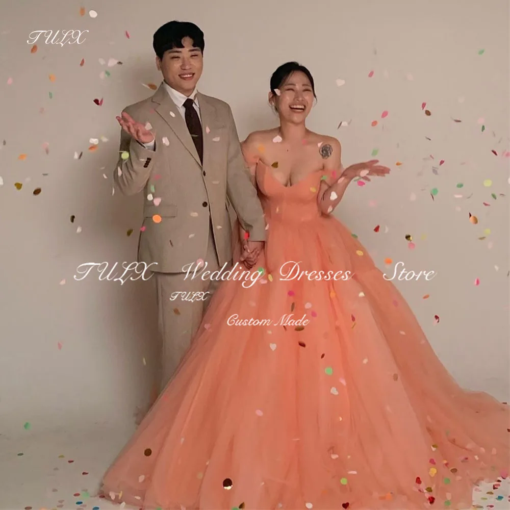 TULX Fairy Tulle Korea Evening Dress Women Off Shoulder Wedding Photo Shoot Dress Floor Length Party Dress Corset Customized
TULX Fairy Tulle Korea Evening Dress Women Off Shoulder Wedding Photo Shoot Dress Floor Length Party Dress Corset Customized