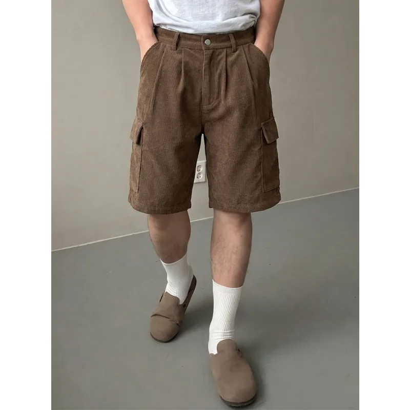 2026 Summer New Men's British Style Corduroy Shorts American Retro Casual Multi-Pocket Breathable Short Pants Daily Outdoor Wear
2026 Summer New Men's British Style Corduroy Shorts American Retro Casual Multi-Pocket Breathable Short Pants Daily Outdoor Wear