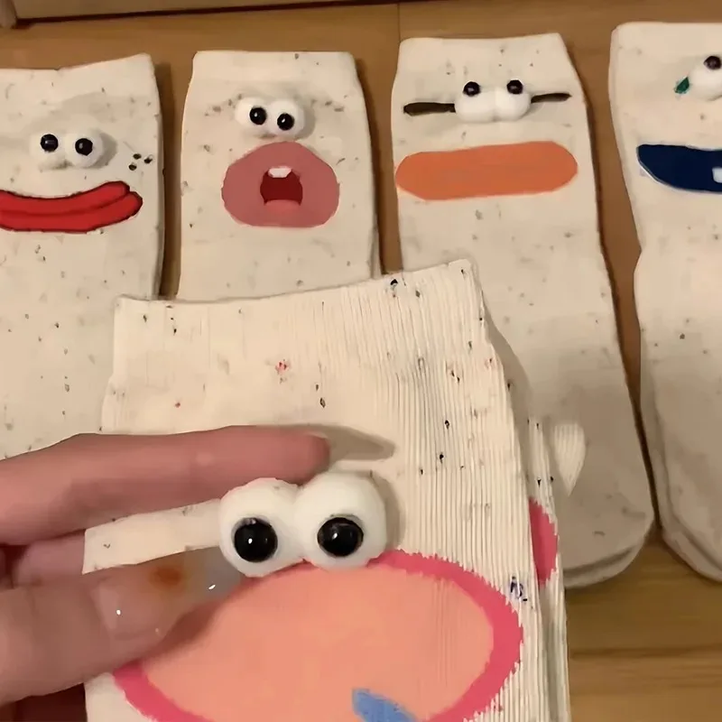 1/2 пары модных забавных носков с милыми мультяшными большими глазами для мужчин, женщин, школьников, носки, подарки на день рождения для друзей
1/2 пары модных забавных носков с милыми мультяшными большими глазами для мужчин, женщин, школьников, носки, подарки на день рождения для друзей