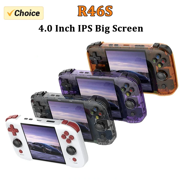 Retro Handheld Video Game Console R46S 4.0-inch IPS Screen Portable Linux System with 15000+ Classic Games Perfect Gift for Kids
Retro Handheld Video Game Console R46S 4.0-inch IPS Screen Portable Linux System with 15000+ Classic Games Perfect Gift for Kids
