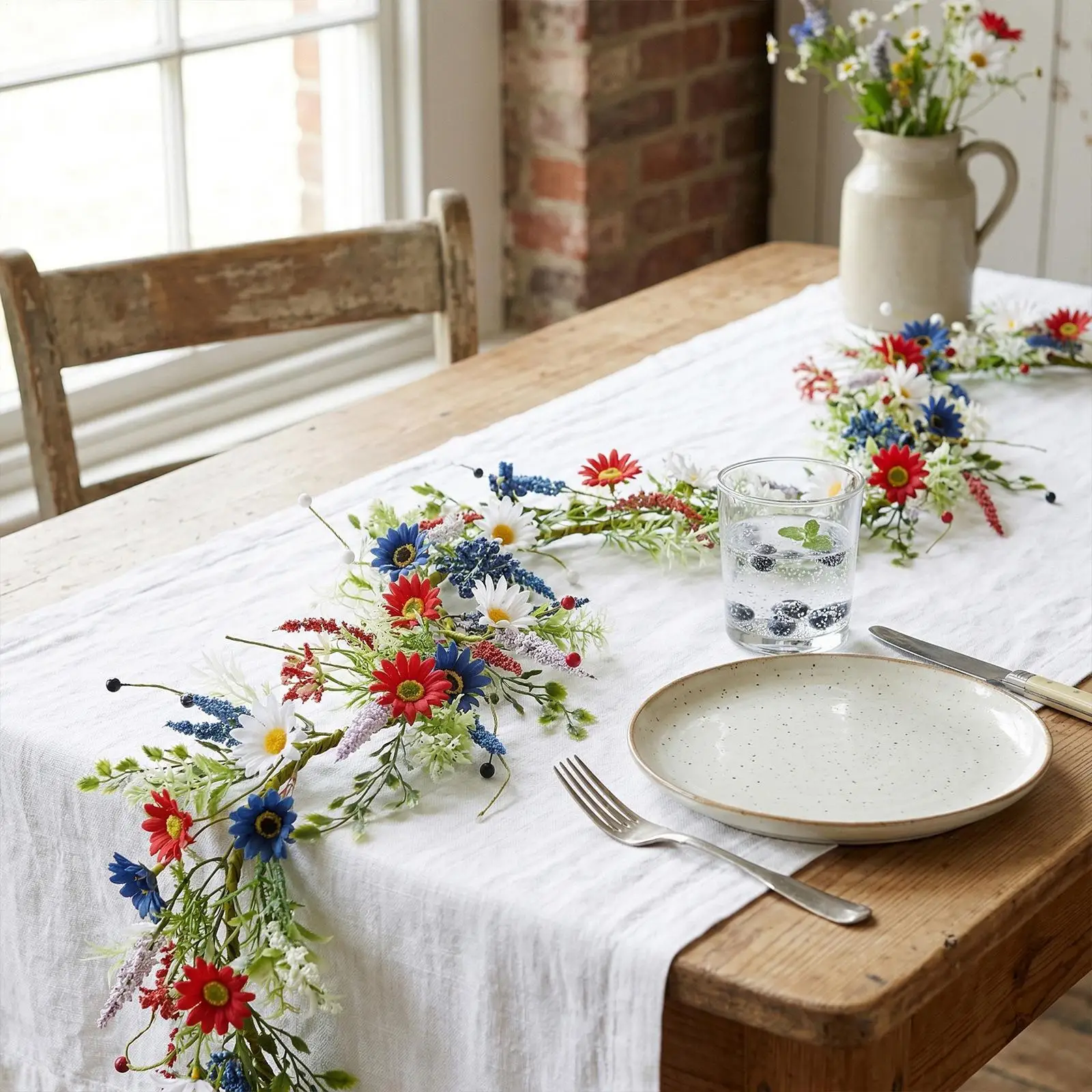 Patriotic Wreaths For Front Door 4.9ft Red White Blue Daisy Flower Garland July Flower Garland Wreath For Window Porch Patio
Patriotic Wreaths For Front Door 4.9ft Red White Blue Daisy Flower Garland July Flower Garland Wreath For Window Porch Patio