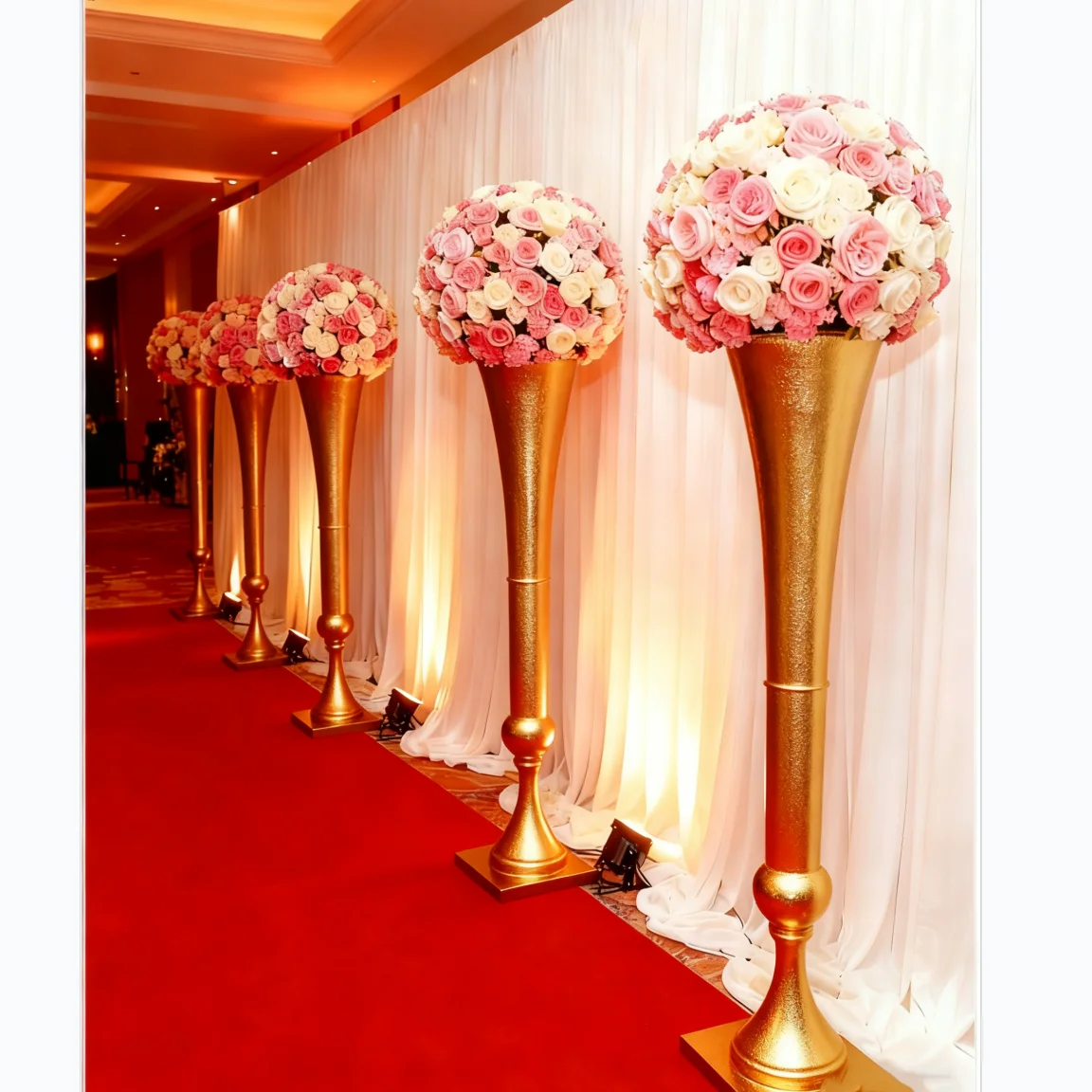 4-14 шт., 100 см, свадебная серебряная металлическая подставка для цветов, черная люстра, дорожная большая подставка для вазы для золотых центральных украшений, свадебное украшение
4-14 шт., 100 см, свадебная серебряная металлическая подставка для цветов, черная люстра, дорожная большая подставка для вазы для золотых центральных украшений, свадебное украшение