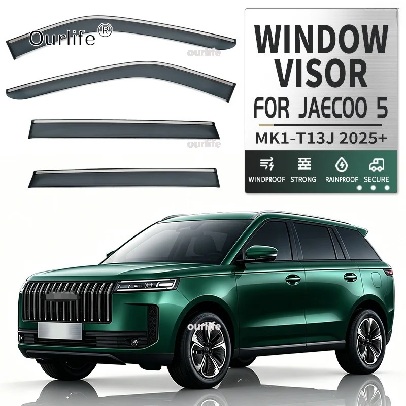 For Jaecoo 5 2026 Window visor Car Sun Rain Guard Vent Shade Deflector Wind Weathershield Moulding TrimTuning Accessories
For Jaecoo 5 2026 Window visor Car Sun Rain Guard Vent Shade Deflector Wind Weathershield Moulding TrimTuning Accessories