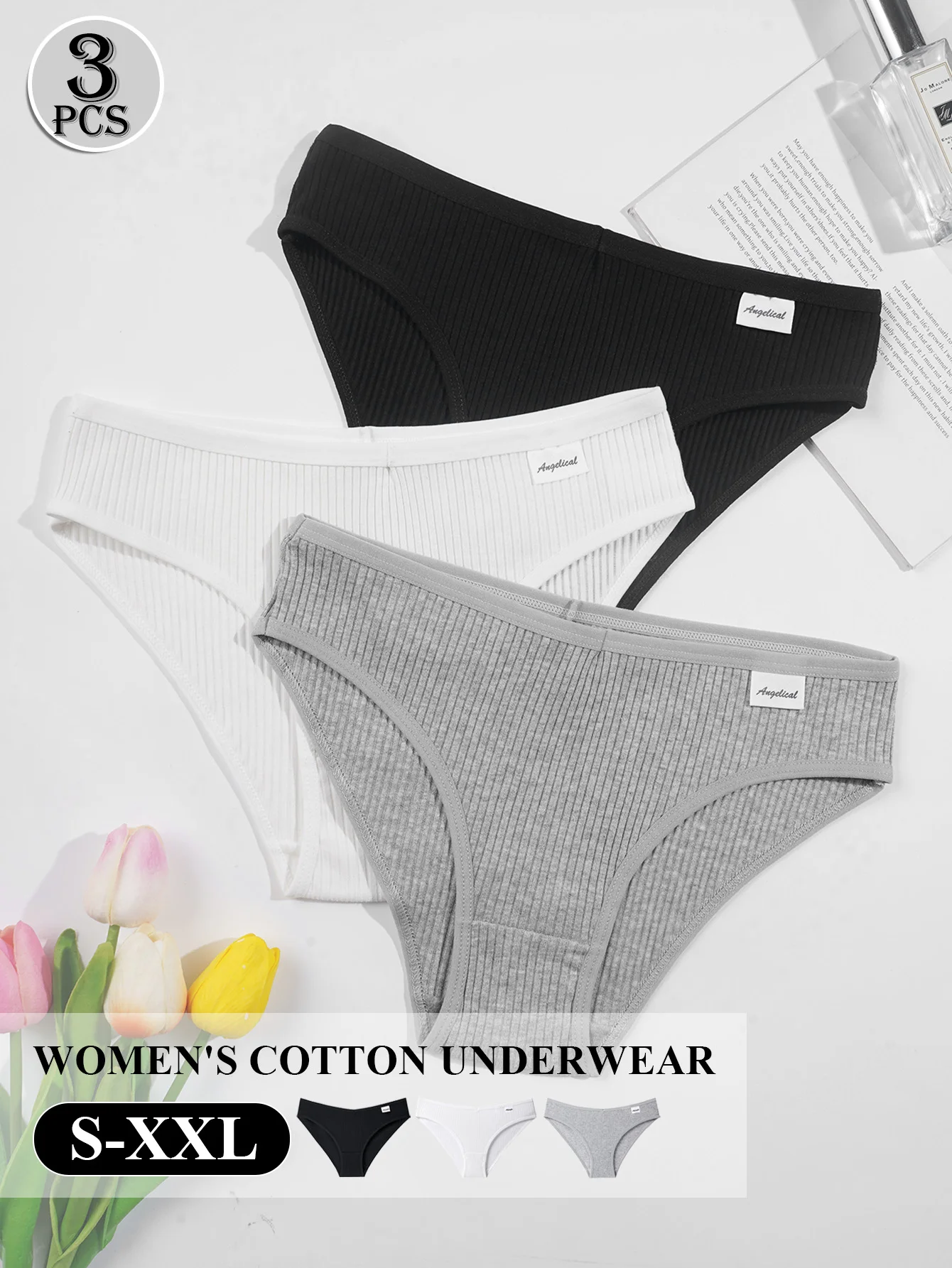 3 шт. классическое черное, белое, серое женское нижнее белье с низкой талией, полосатые хлопковые трусики, простые мягкие удобные трусы, нижнее белье
3 шт. классическое черное, белое, серое женское нижнее белье с низкой талией, полосатые хлопковые трусики, простые мягкие удобные трусы, нижнее белье