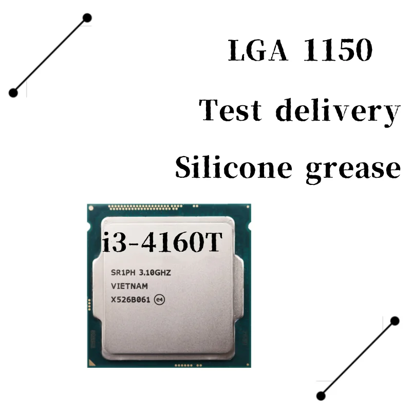 Core i3-4160T i3 4160T 3.1 GHz Dual-Core Quad-Thread CPU Processor 3M 35W LGA 1150
Core i3-4160T i3 4160T 3.1 GHz Dual-Core Quad-Thread CPU Processor 3M 35W LGA 1150