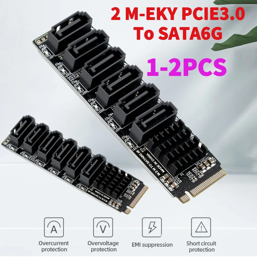 Карта адаптера M.2 к SATA3.0, 6 Гбит/с, высокоскоростная карта расширения ASM M.2 PCIE к SATA с интеллектуальным индикатором, адаптер M.2 к SATA3.0
Карта адаптера M.2 к SATA3.0, 6 Гбит/с, высокоскоростная карта расширения ASM M.2 PCIE к SATA с интеллектуальным индикатором, адаптер M.2 к SATA3.0