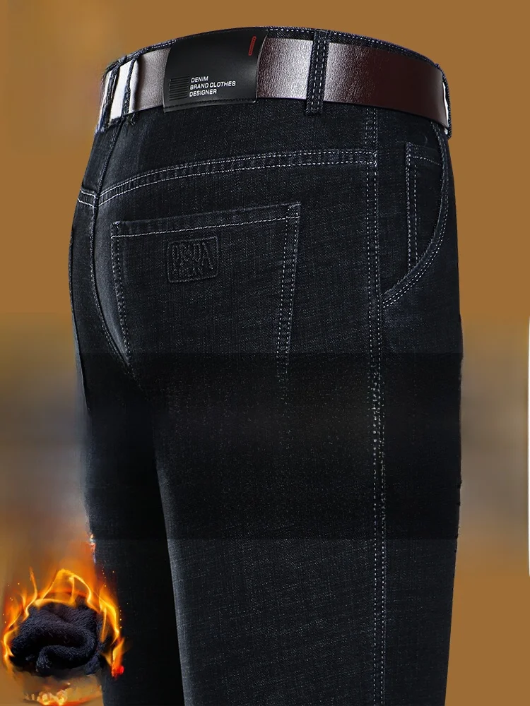 Kangaroo Mid-Year Dad Sle Stretchy Fce Lined Thi Denim Jeans Busin Trousers Long Pants Faionable Urban Wear
Kangaroo Mid-Year Dad Sle Stretchy Fce Lined Thi Denim Jeans Busin Trousers Long Pants Faionable Urban Wear