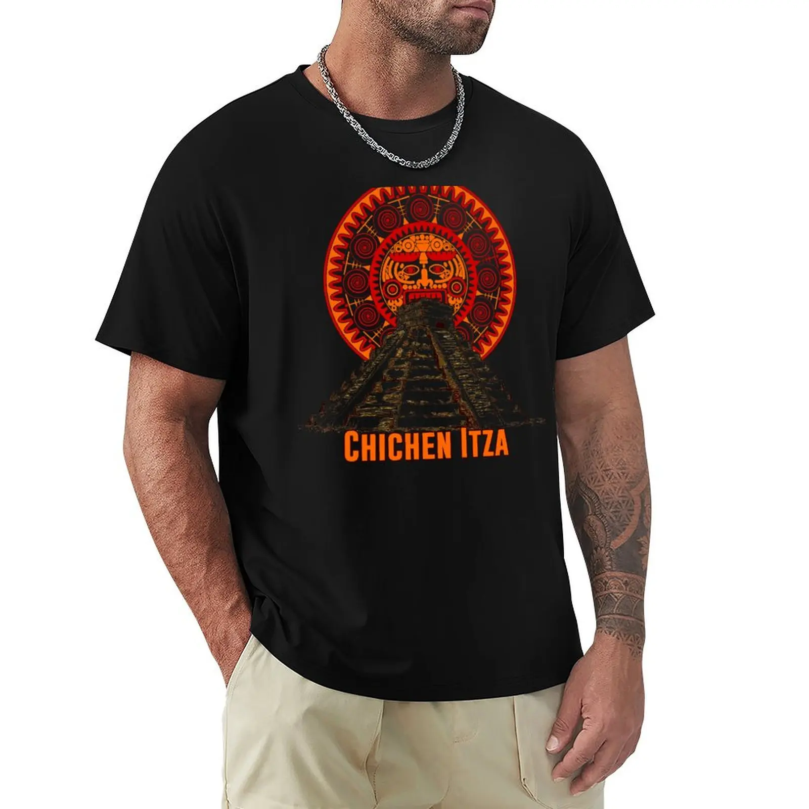 Chichen Itza T-Shirt Simple Line Art Print Tee
Chichen Itza T-Shirt Simple Line Art Print Tee