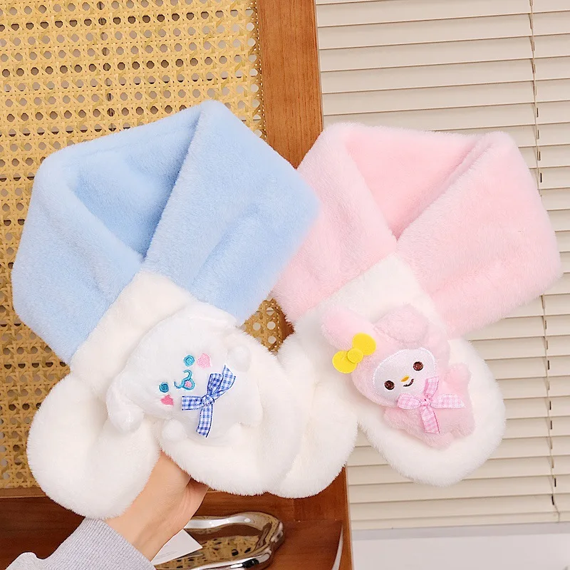 Sanrio Cinnamoroll Kids Scarf Cute Cartoon Kuromi My Melody Winter Warm Outdoors Cold Protection Child Plush Scarf Holiday Gifts
Sanrio Cinnamoroll Kids Scarf Cute Cartoon Kuromi My Melody Winter Warm Outdoors Cold Protection Child Plush Scarf Holiday Gifts
