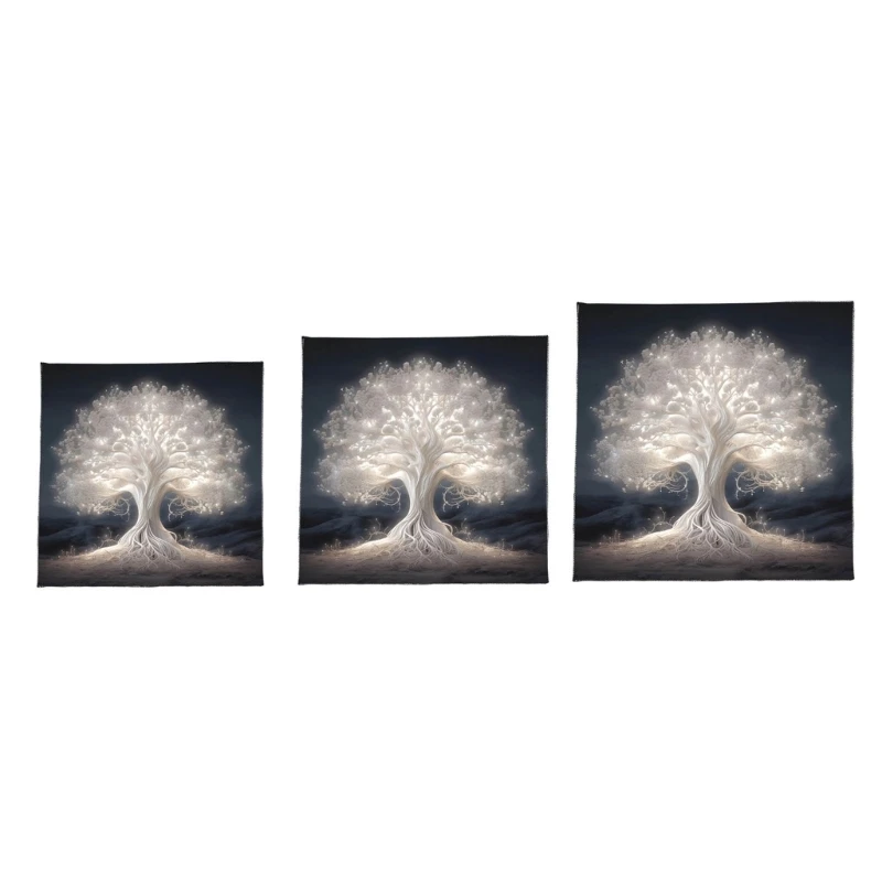 A0KA Tarots Tablecloth White Tree Pattern Astrology Altars Cloth Divinations Card Table Cloth Tapestry Witchcrafts Supply
A0KA Tarots Tablecloth White Tree Pattern Astrology Altars Cloth Divinations Card Table Cloth Tapestry Witchcrafts Supply