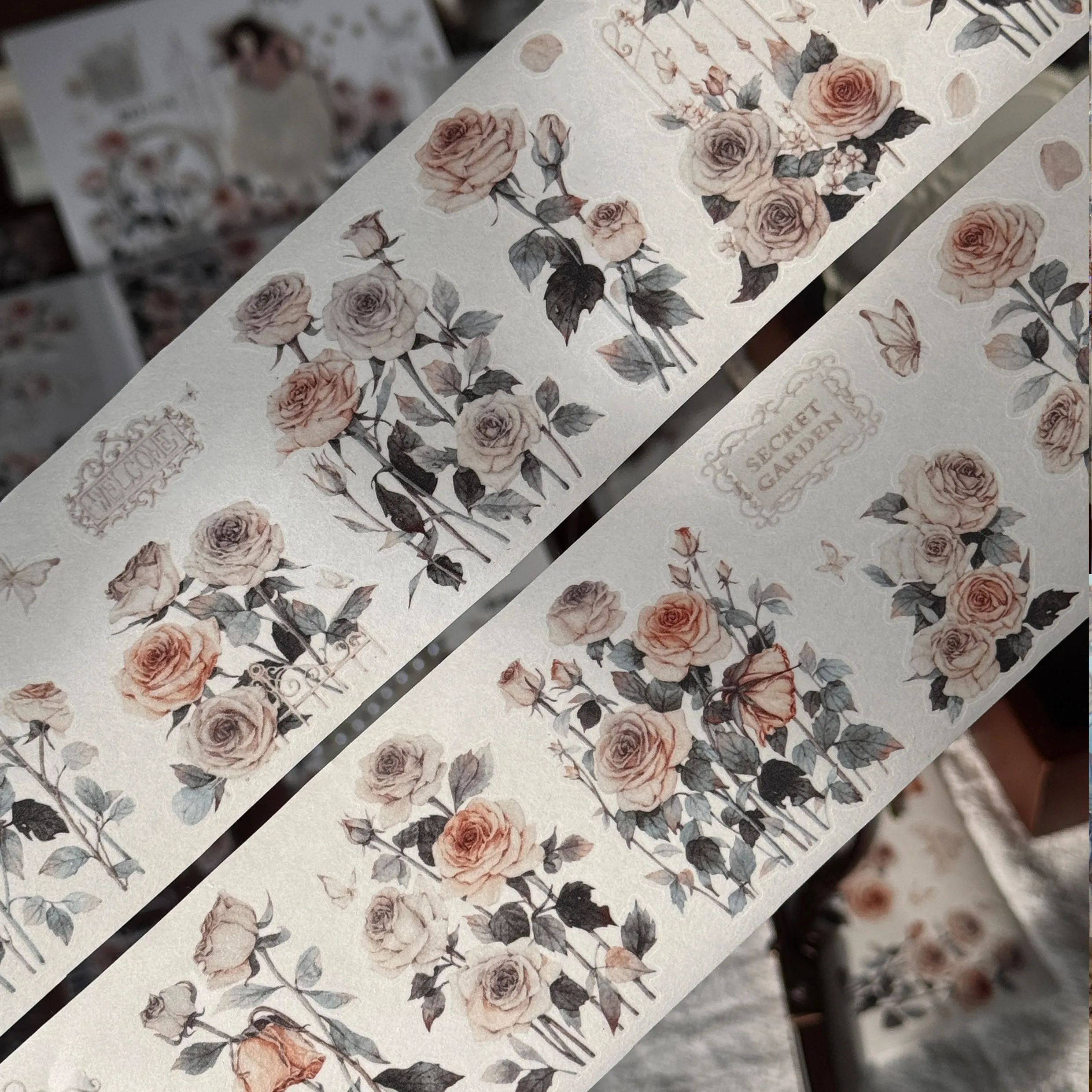 Sunset Rose Garden-Junoma Retro Flower Washi PET Die Pre Cut Journal Tape
Sunset Rose Garden-Junoma Retro Flower Washi PET Die Pre Cut Journal Tape