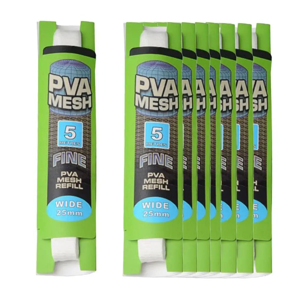 8x 5m PVA Water-Soluble Fishing Net Refill Stocking Accessory Bag
8x 5m PVA Water-Soluble Fishing Net Refill Stocking Accessory Bag