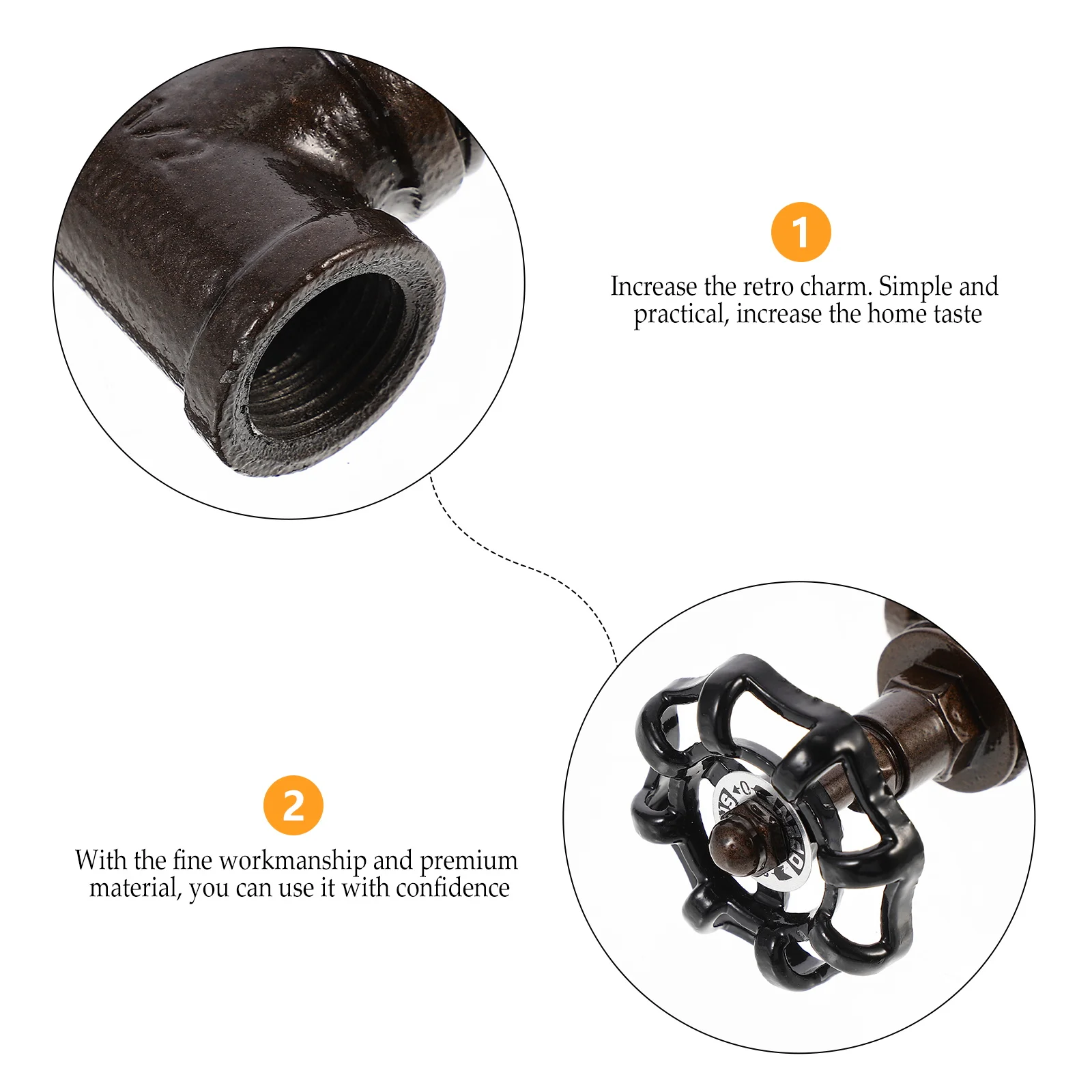 Iron Stop Valves Pipe Light Switches Steampunk Style Table Lamp Globe Valve Simple Practical Home Decor Plumbing 
Iron Stop Valves Pipe Light Switches Steampunk Style Table Lamp Globe Valve Simple Practical Home Decor Plumbing