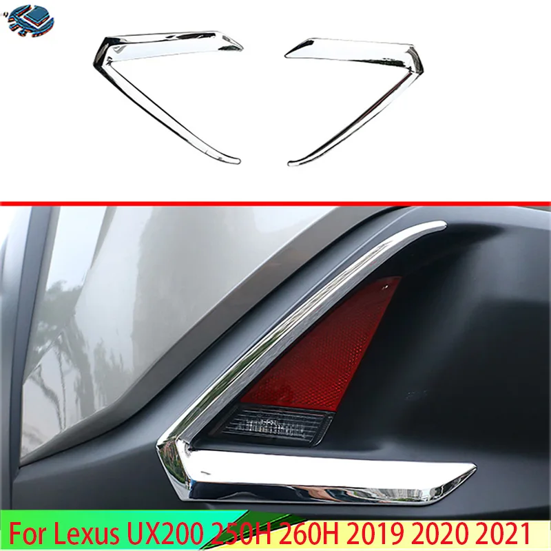 For Lexus UX200 250H 260H 2019 2020 2021 Car Accessories ABS Chrome Rear Fog Light Lamp Cover Trim Molding Bezel Garnish Sticker
For Lexus UX200 250H 260H 2019 2020 2021 Car Accessories ABS Chrome Rear Fog Light Lamp Cover Trim Molding Bezel Garnish Sticker
