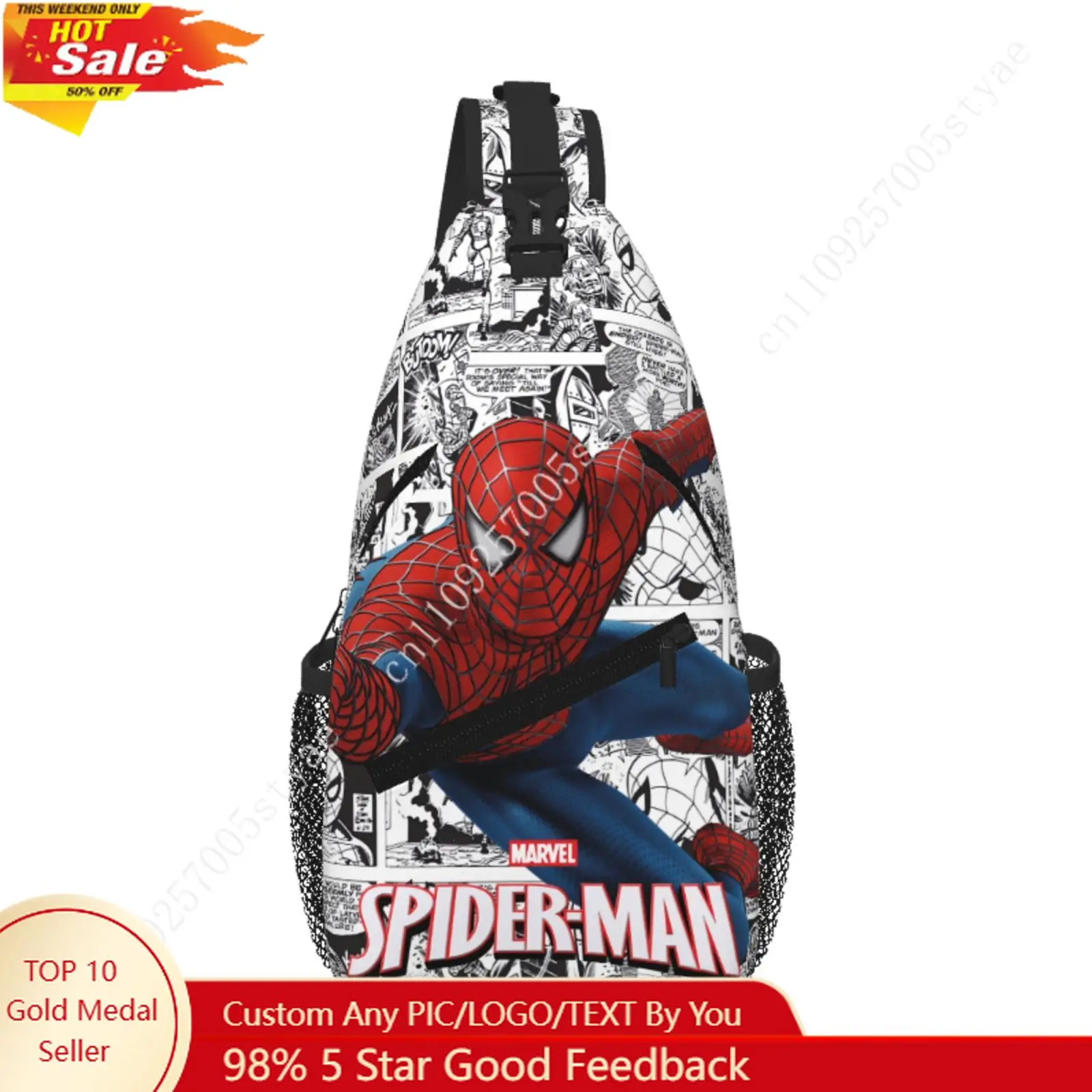 Сумка-слинг Marvel Spider Man Peter Benjamin Parker, сумка через плечо, рюкзак-слинг, походный рюкзак для активного отдыха, мужские и женские сумки
Сумка-слинг Marvel Spider Man Peter Benjamin Parker, сумка через плечо, рюкзак-слинг, походный рюкзак для активного отдыха, мужские и женские сумки