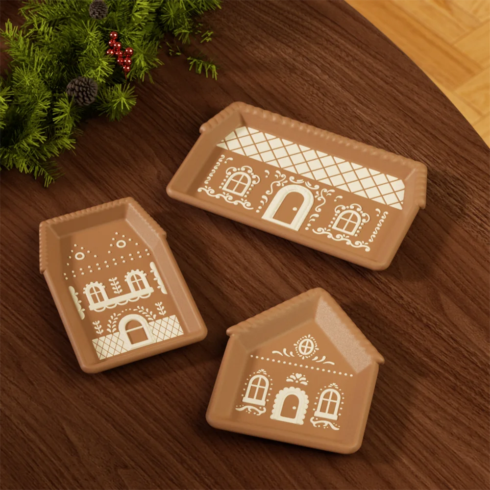 Boowan Nicole Gingerbread Cottage Tray Silicone Mold for Gypsum Concrete Jesmonite DIY Handmade Christmas Gifts
Boowan Nicole Gingerbread Cottage Tray Silicone Mold for Gypsum Concrete Jesmonite DIY Handmade Christmas Gifts