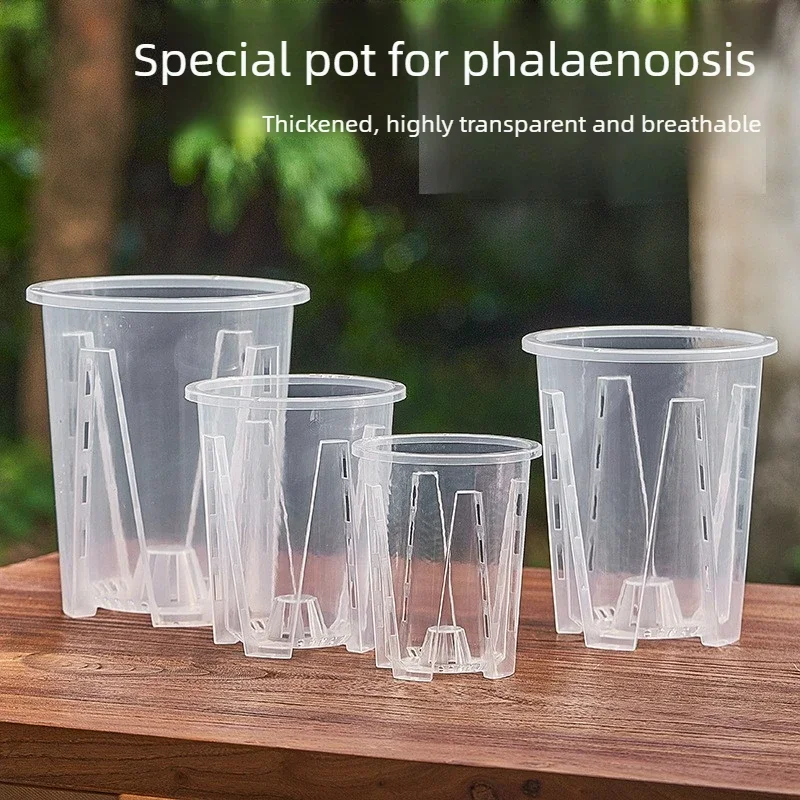 High-Quality Clear PP Root Control Flower Pot, Breathable Orchid Planter with Air Holes, Drainage Plant Pot for Home Garden
High-Quality Clear PP Root Control Flower Pot, Breathable Orchid Planter with Air Holes, Drainage Plant Pot for Home Garden