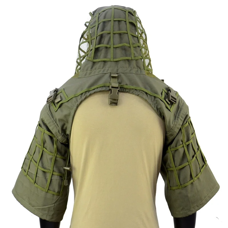 Tactical Ghillie Suit Foundation Camouflage Clothes Sniper Cloak Field Training Combat Hunting Clothing Hooded Airsoft Uniform
Tactical Ghillie Suit Foundation Camouflage Clothes Sniper Cloak Field Training Combat Hunting Clothing Hooded Airsoft Uniform